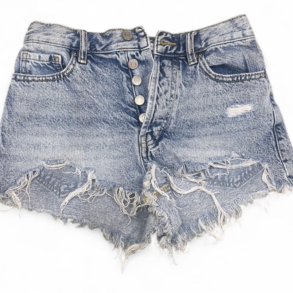 Distressed Denim Women Shorts pacsun